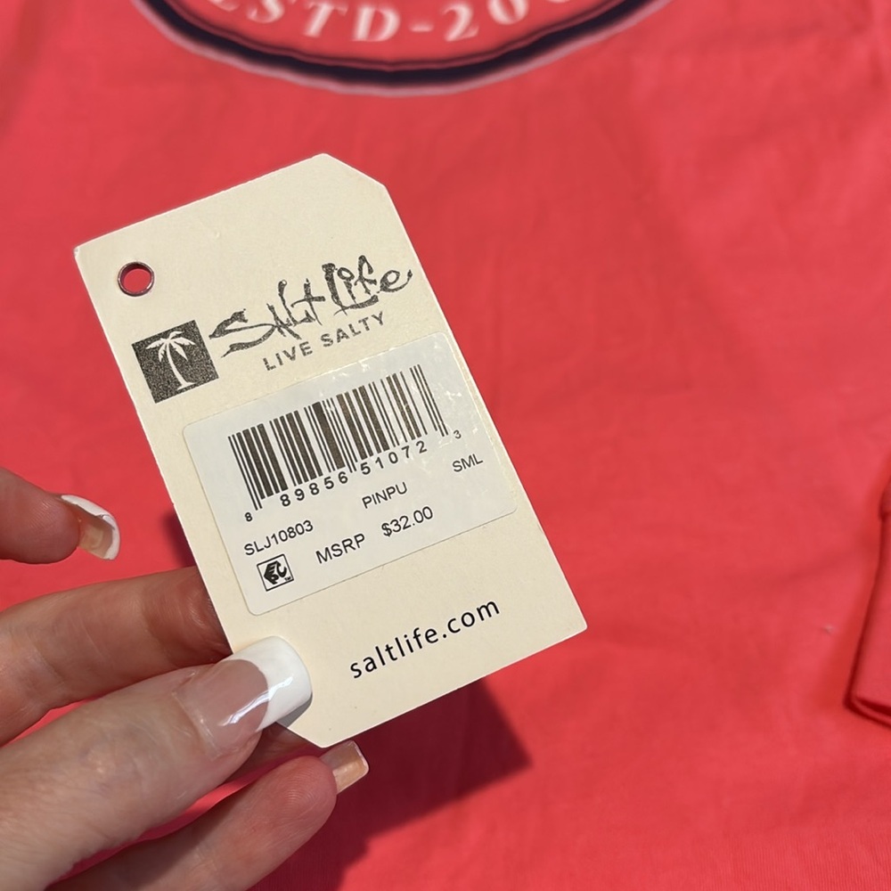 Salt Life Girls Tribal Tuna Long Sleeve - Picture 2 of 4